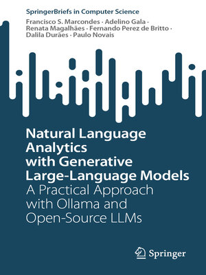 cover image of Natural Language Analytics with Generative Large-Language Models
